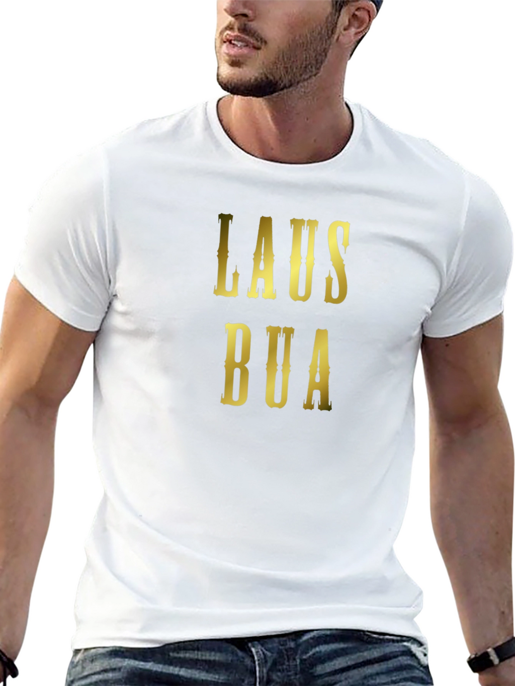 Lausbua T-Shirt - Black Cotton Blend Tee