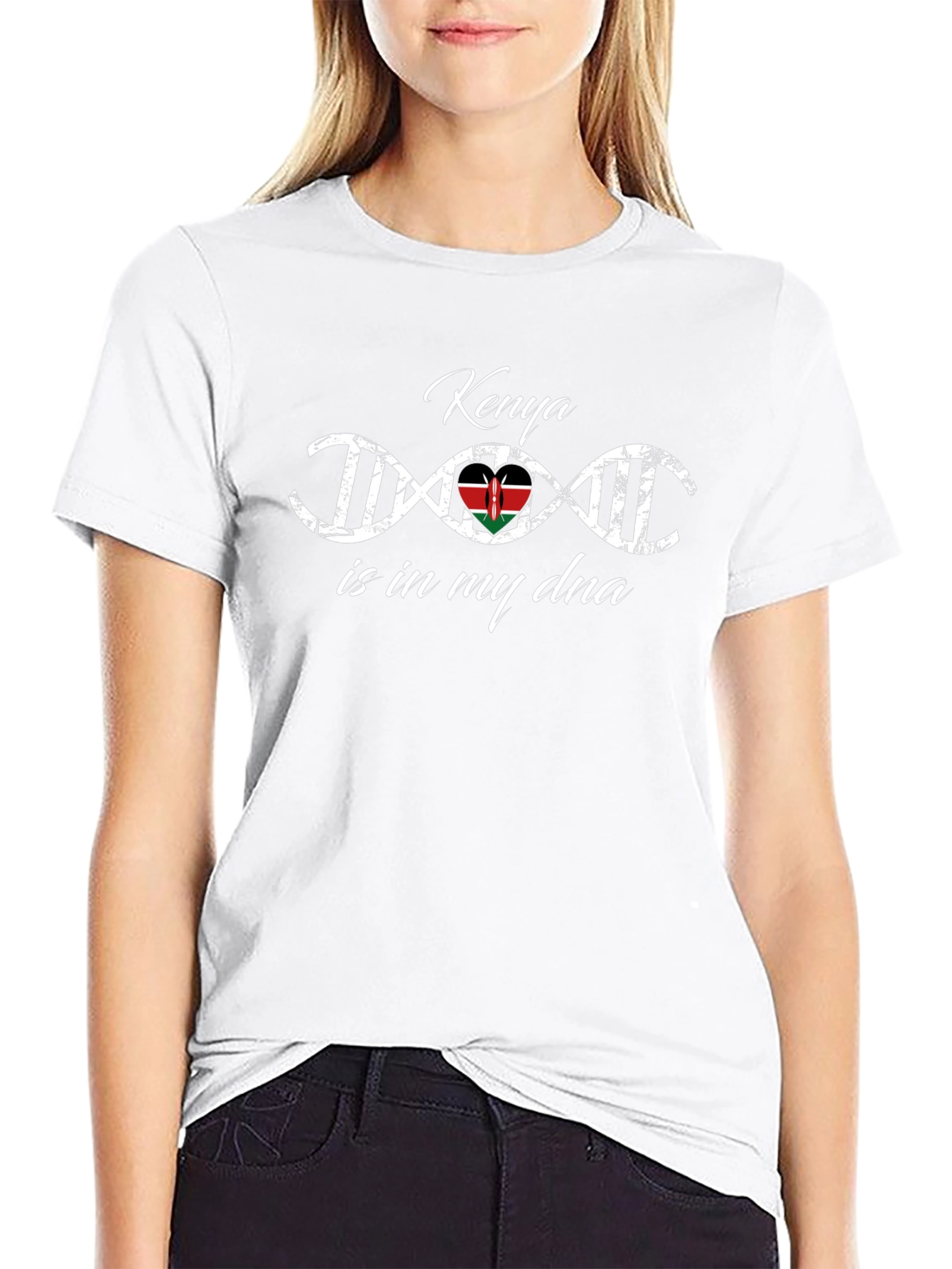 Kenya DNA T-Shirt - Black Graphic Tee