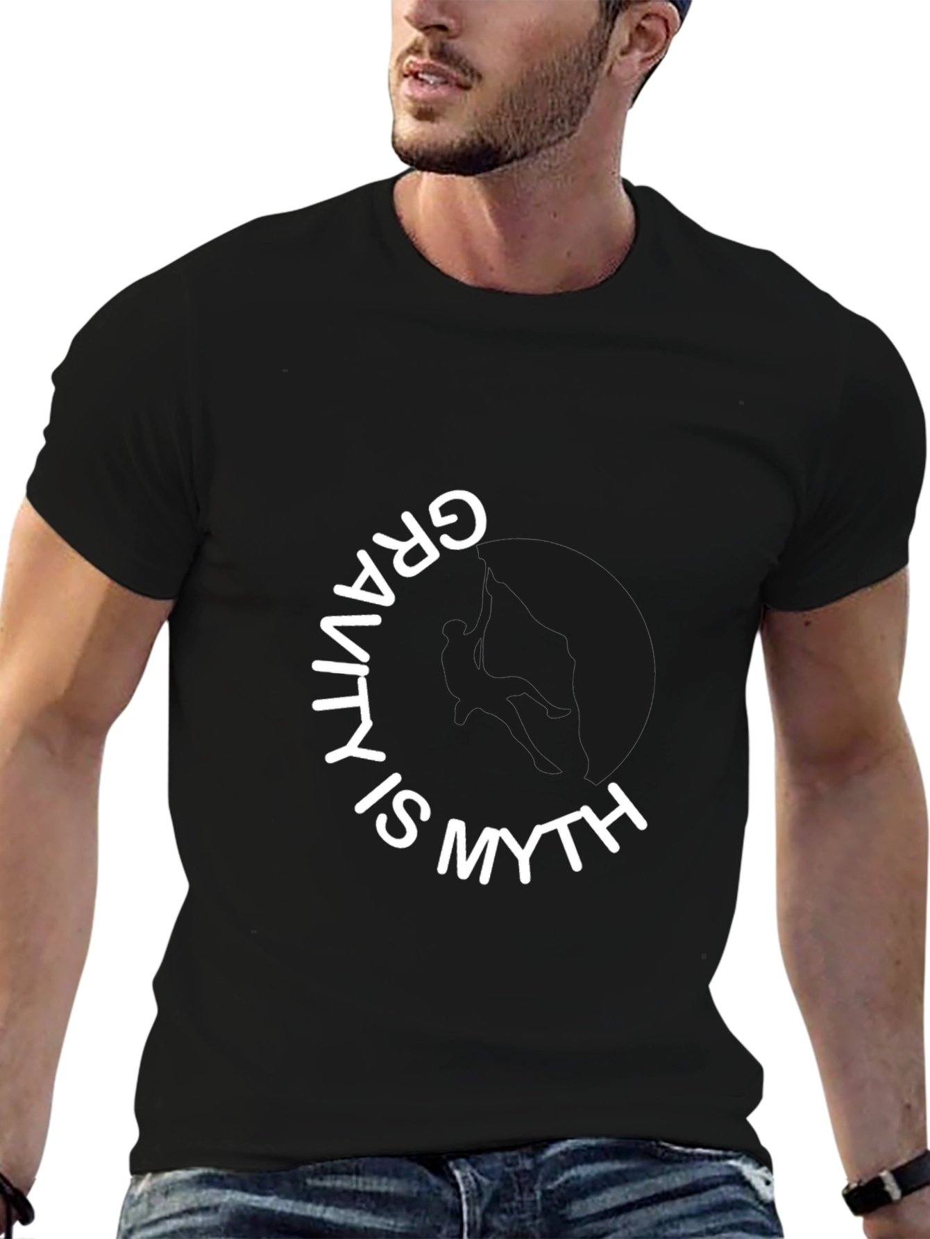 Gravity is Myth Black T-Shirt