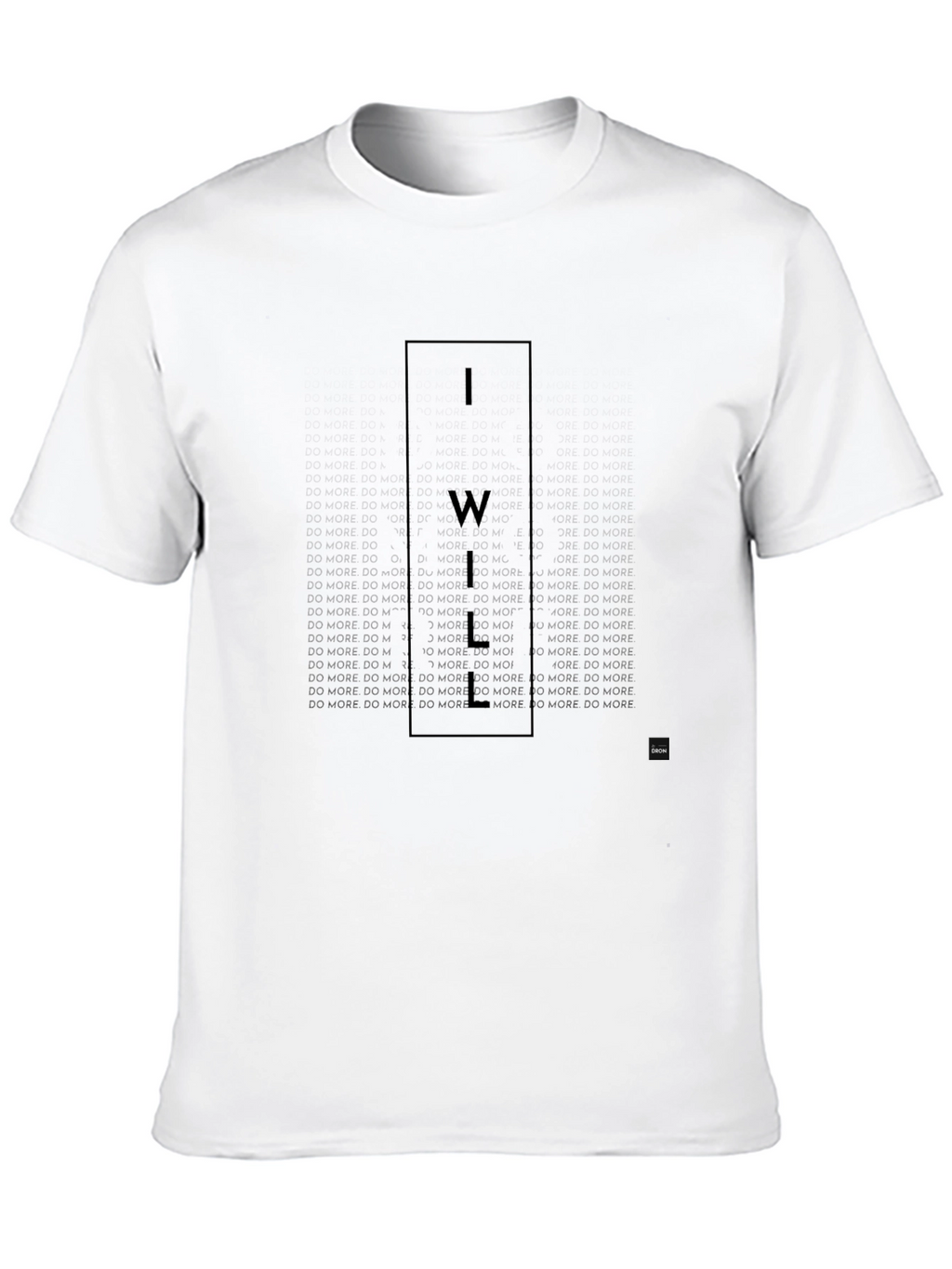 I Will Graphic Black T-Shirt - Motivational Tee