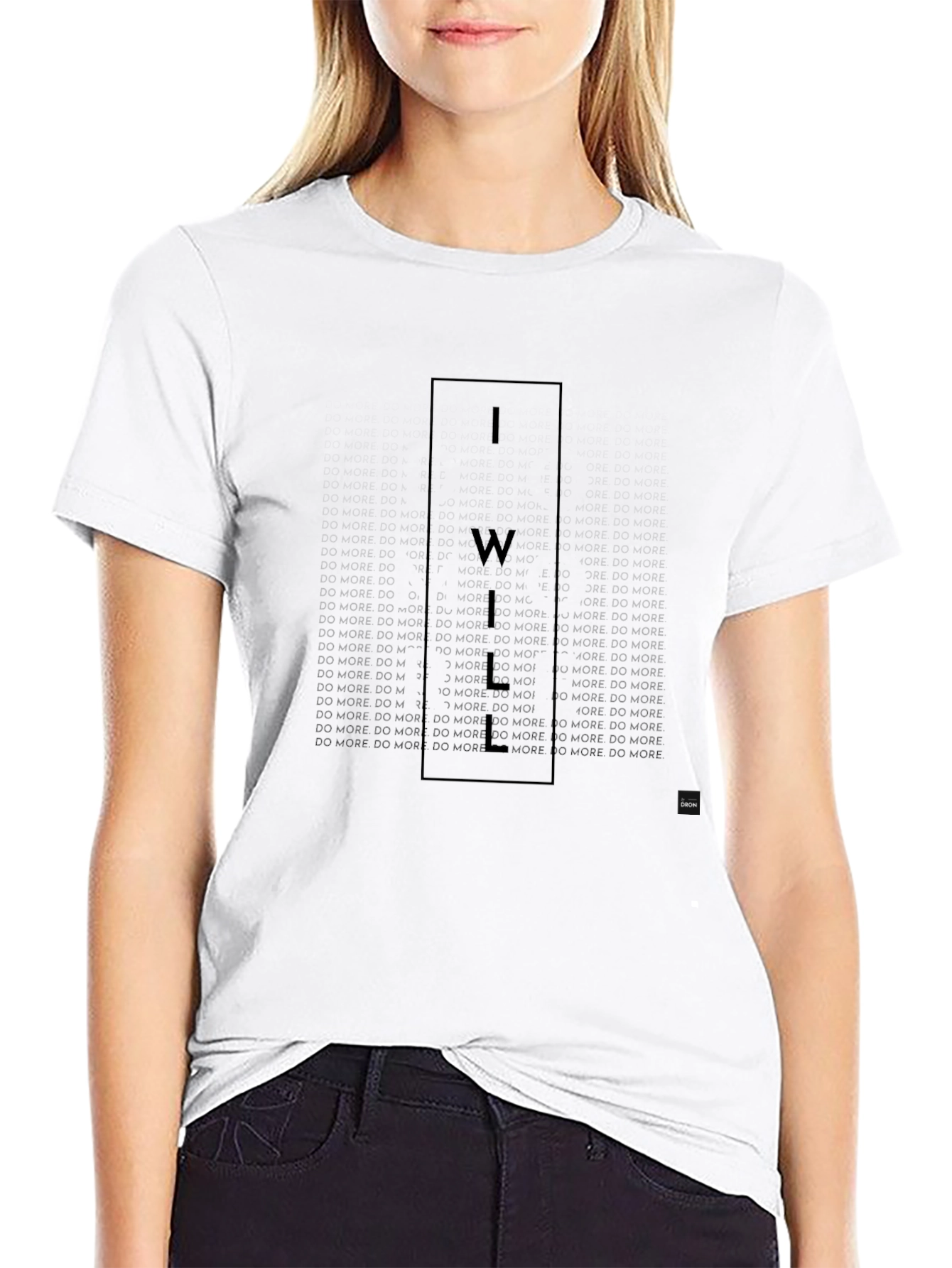 I Will Graphic Black T-Shirt - Motivational Tee