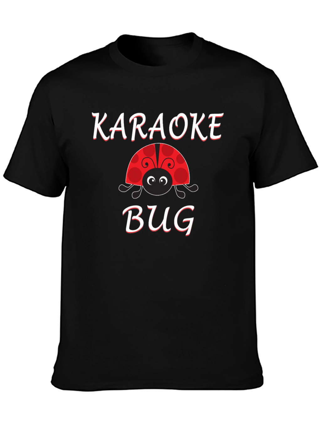 Karaoke Bug Black T-Shirt