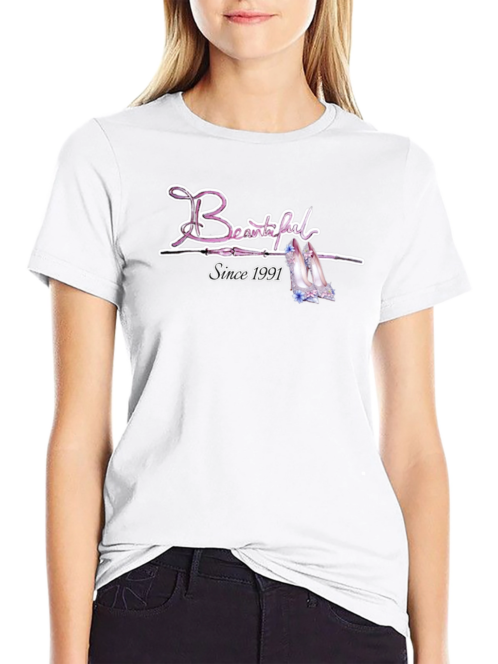 Beautiful Since 1991 Black T-Shirt