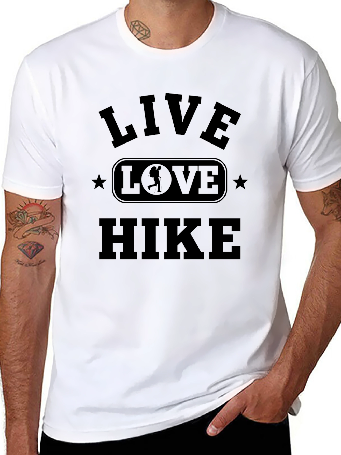 Live Love Hike Graphic T-Shirt