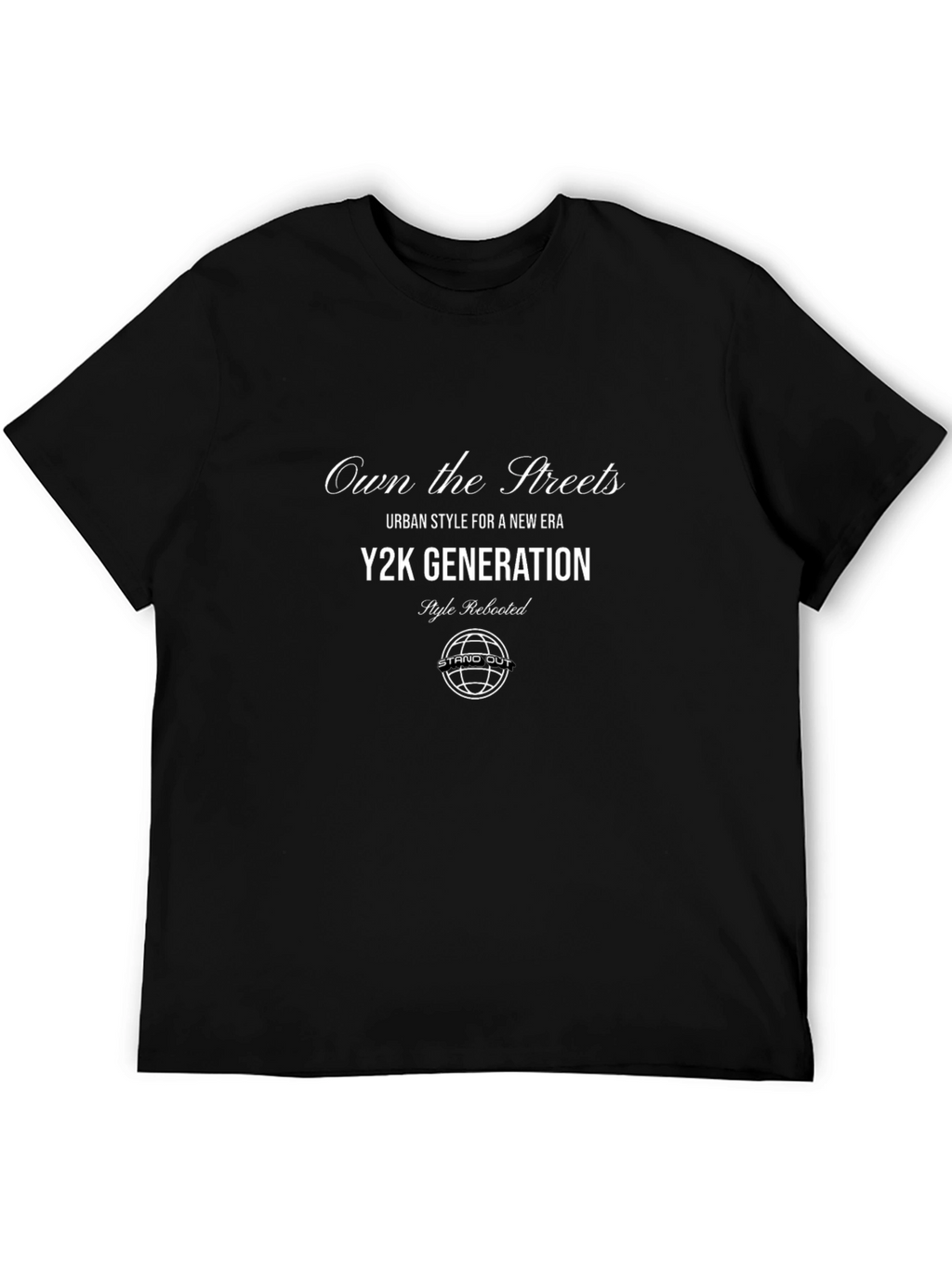 Y2K Generation Black Graphic Tee