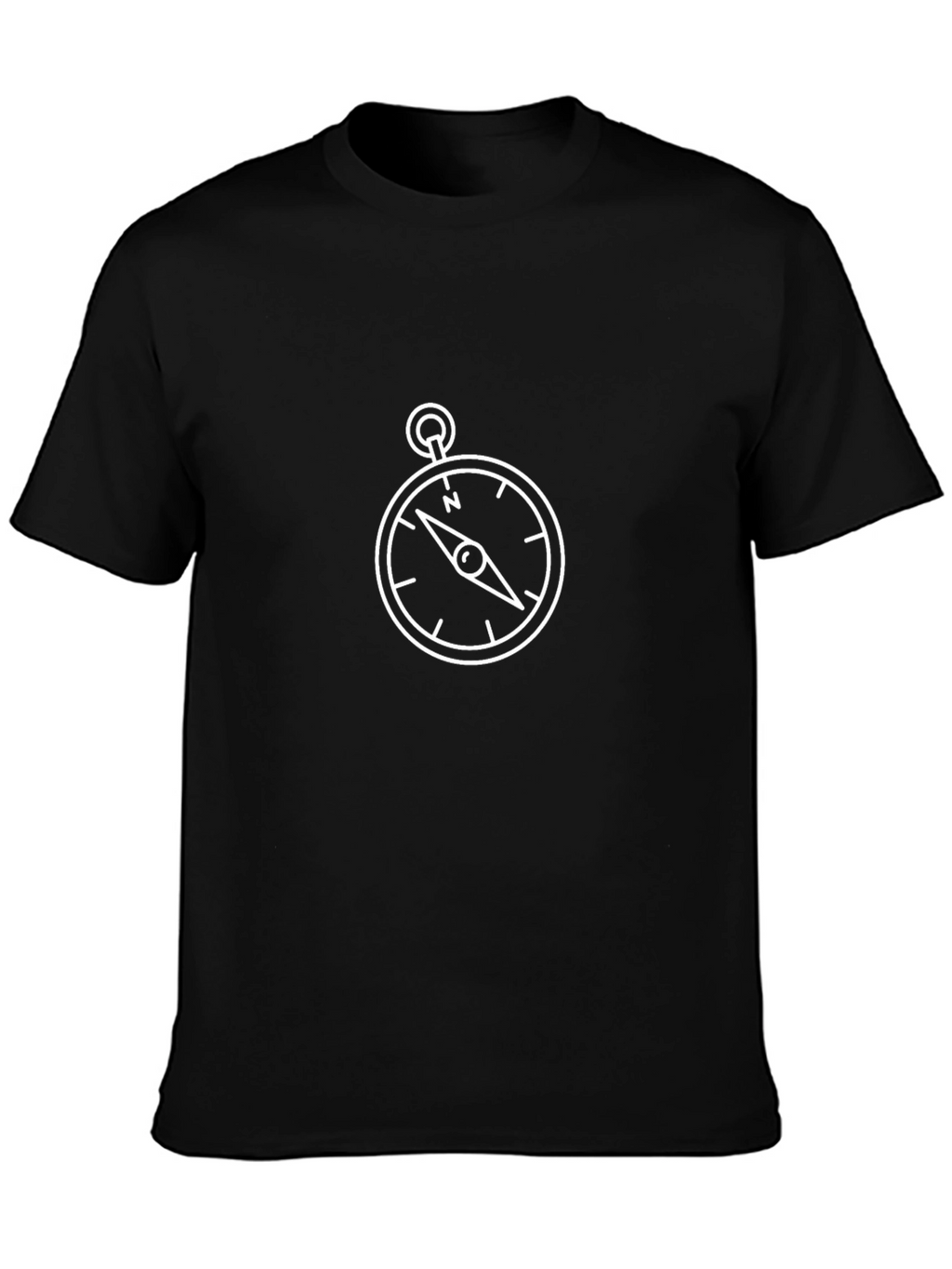 Compass Graphic Black T-Shirt