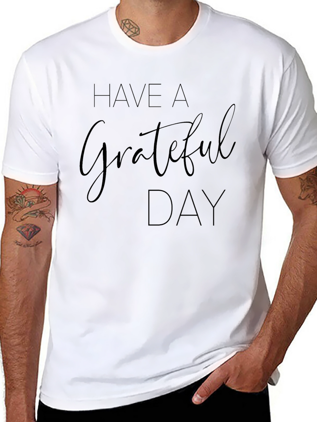 Grateful Day Graphic T-Shirt - Soft Comfort Tee