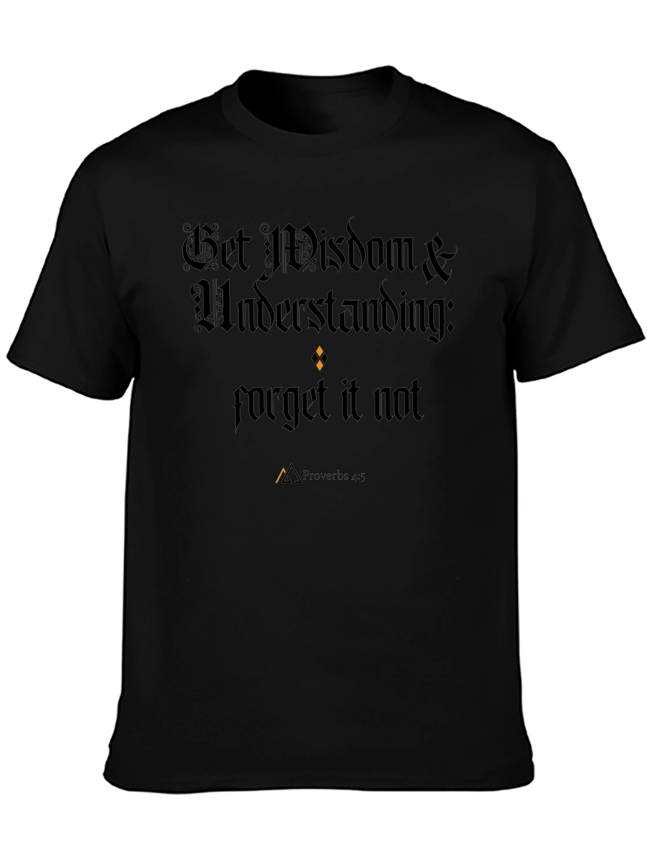 Wisdom & Understanding Black T-Shirt