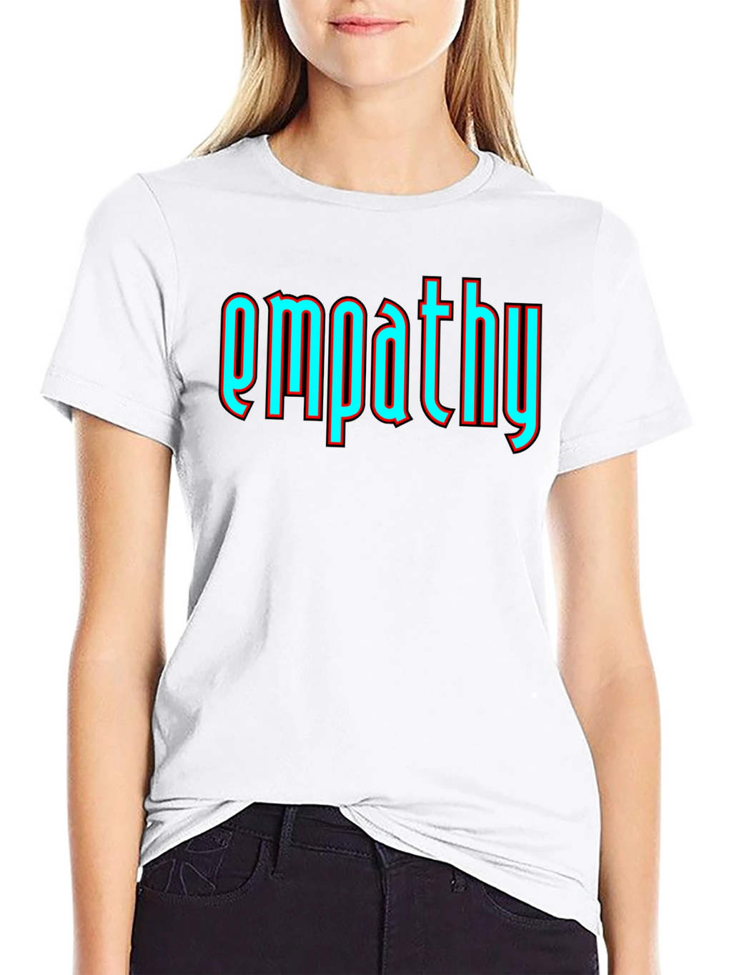 Empathy Graphic T-Shirt - Soft Cotton Blend Modern Fit