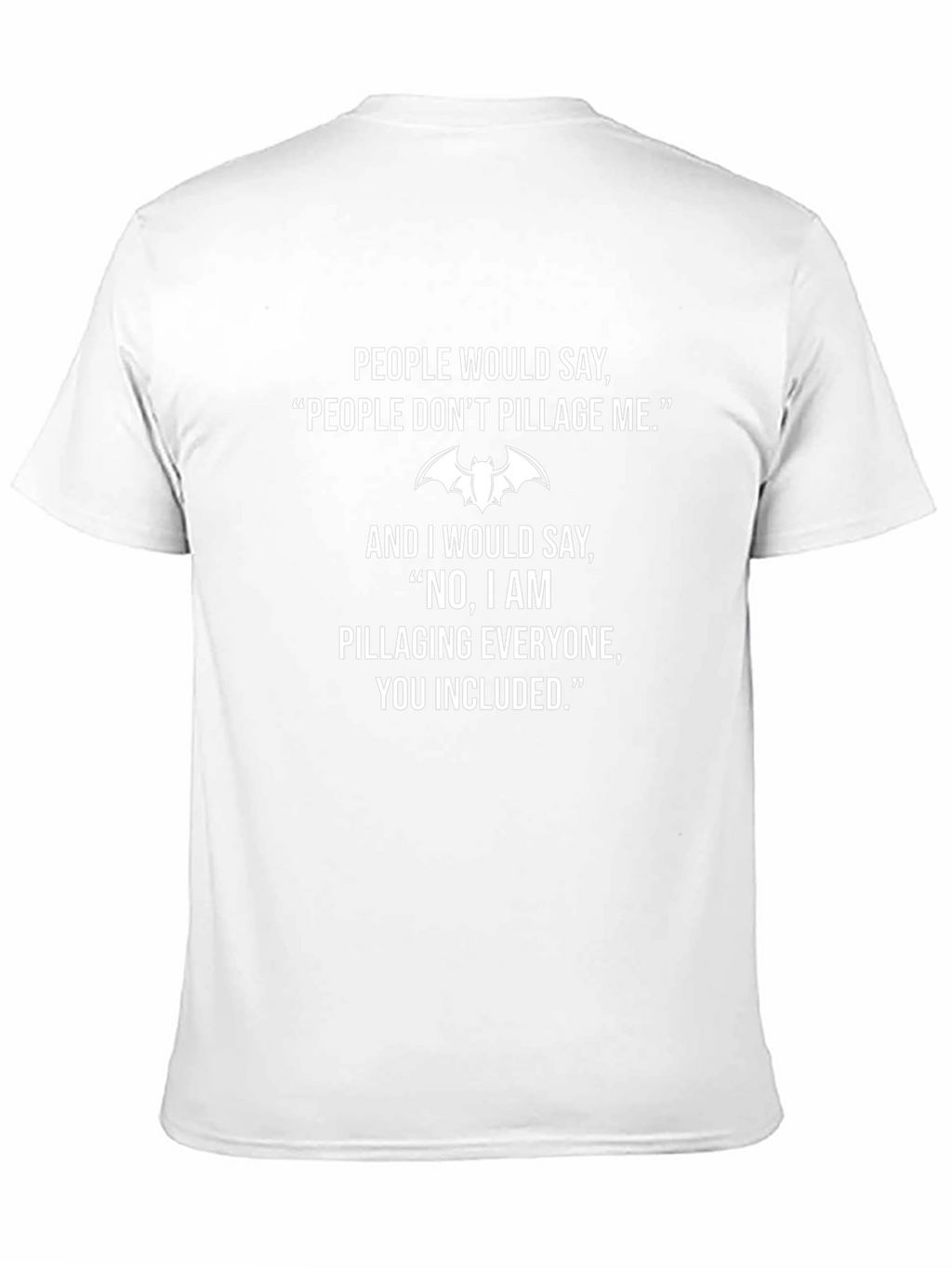 Pillage T-Shirt - Funny Bat Graphic Tee