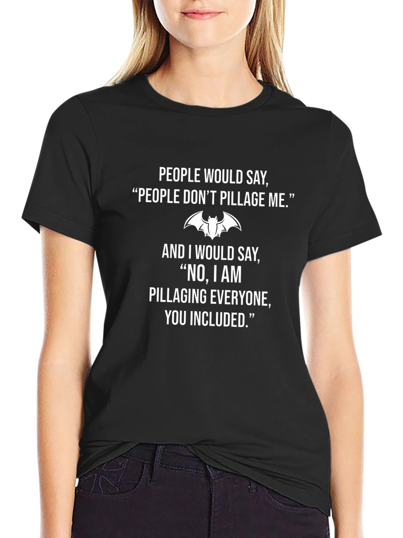 Pillage T-Shirt - Funny Bat Graphic Tee