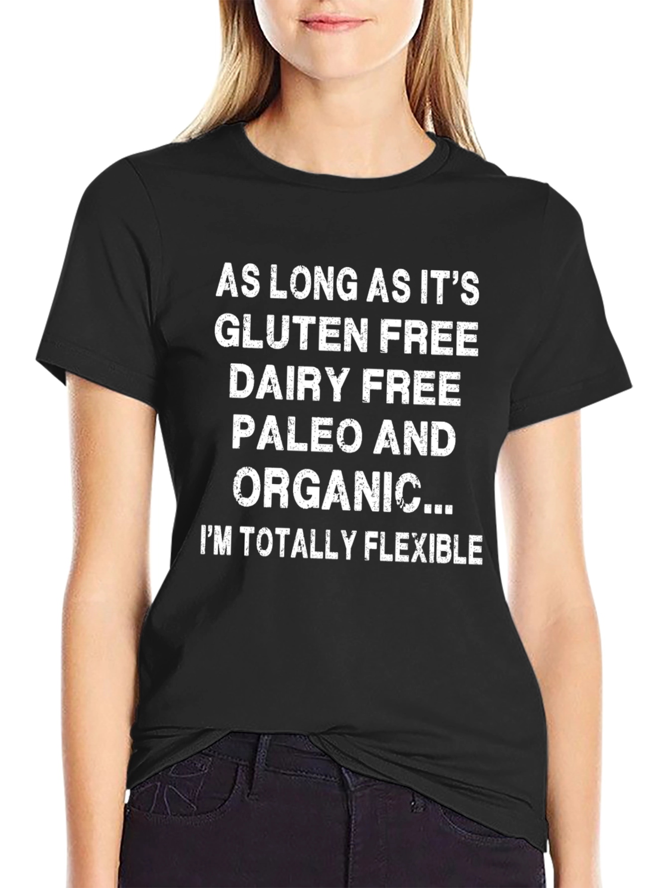 Gluten Free Organic T-Shirt Funny Slogan Tee