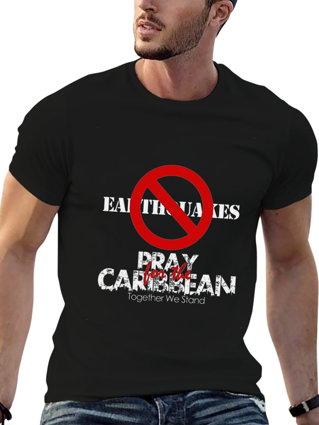 Pray for the Caribbean Graphic T-Shirt