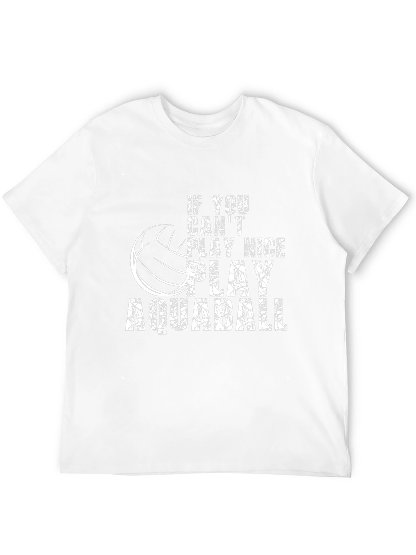 Aquaball Graphic Tee - Black Cotton T-Shirt