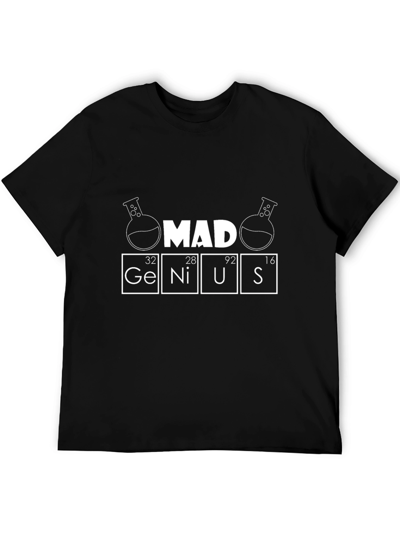 Mad Genius Science T-Shirt - Funny Periodic Table Tee