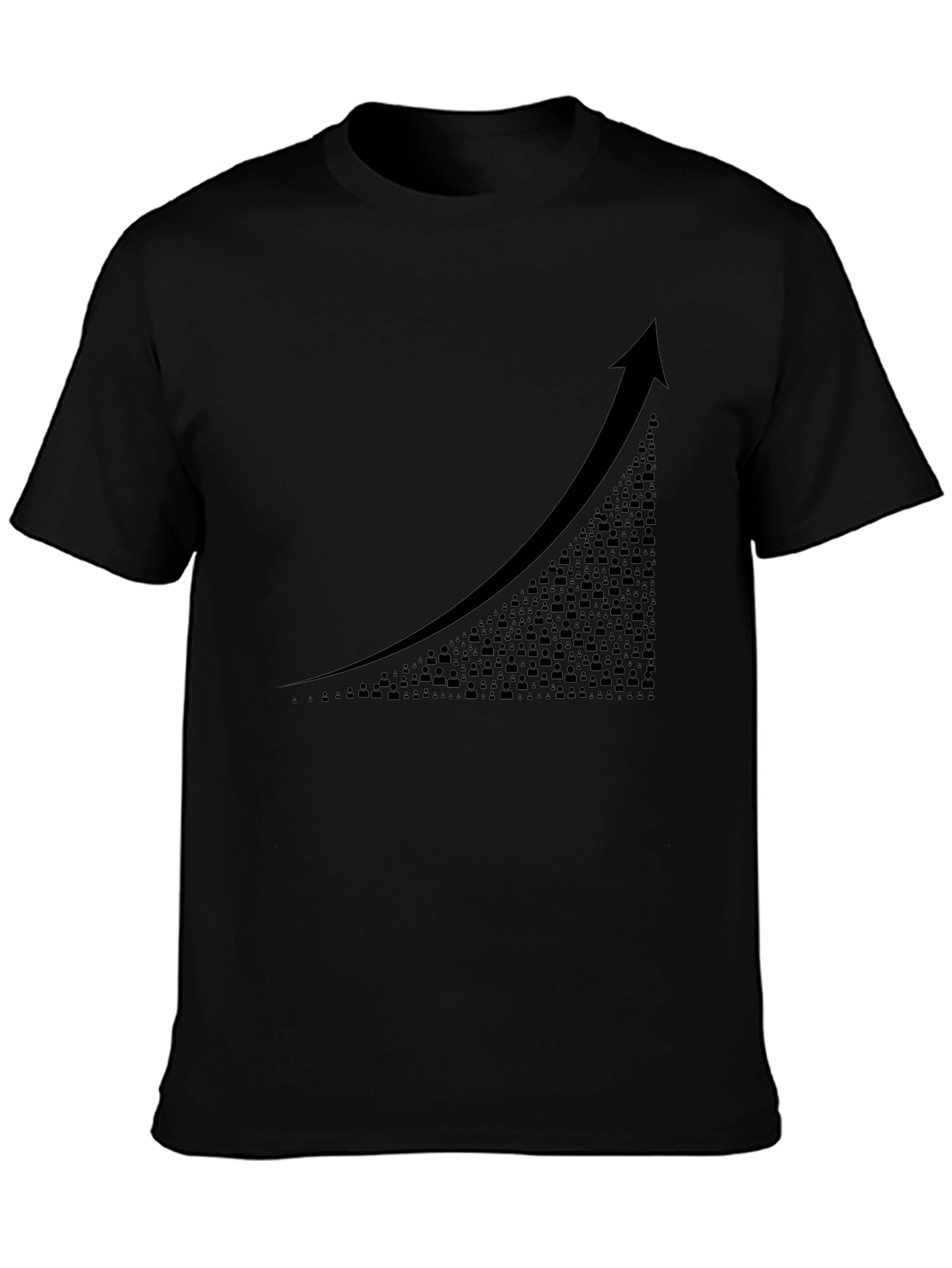 Trending Upward Tee - Success Graphic T-Shirt