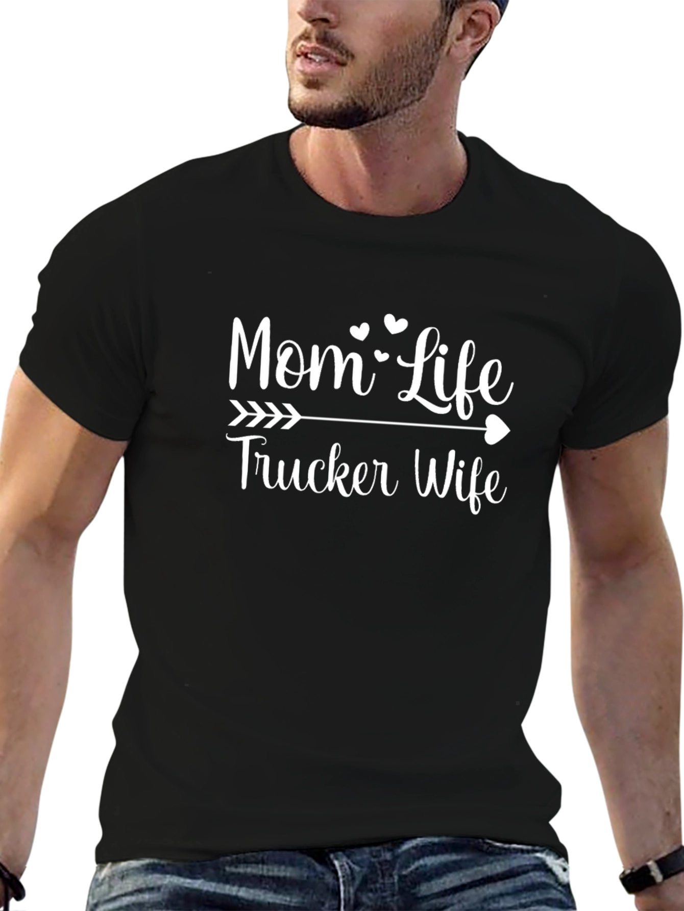 Mom Life Trucker Wife Graphic Tee