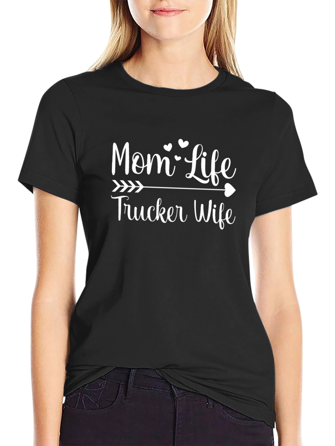 Mom Life Trucker Wife Graphic Tee
