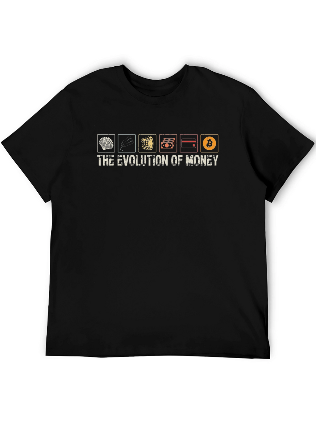 Evolution of Money Graphic Tee - Bitcoin Cryptocurrency