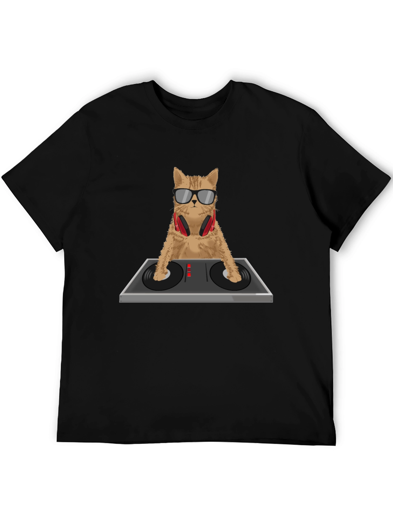 DJ Cat T-Shirt - Cool Cat Lover Tee