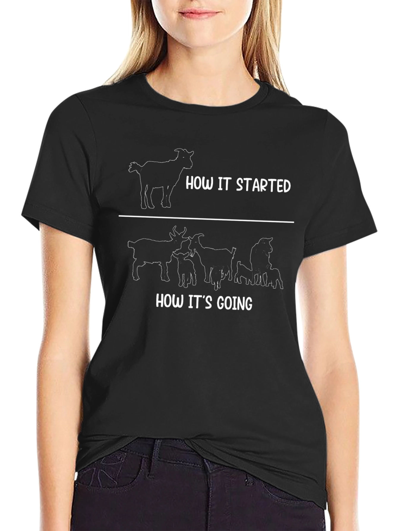 How It Started Goat T-Shirt