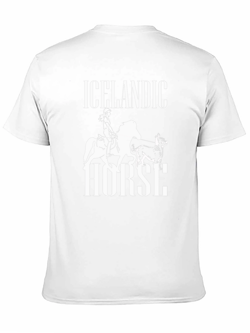 Icelandic Horse Graphic Tee - Unisex Black T-Shirt