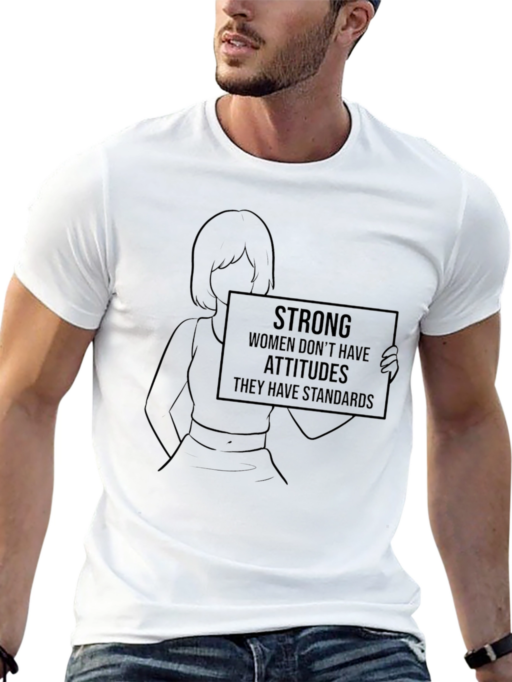 Empowered Woman Black T-Shirt