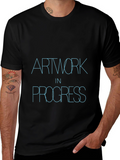 Artwork in Progress Black T-Shirt