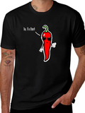Spicy Humor T-Shirt - Yo Im Fire!