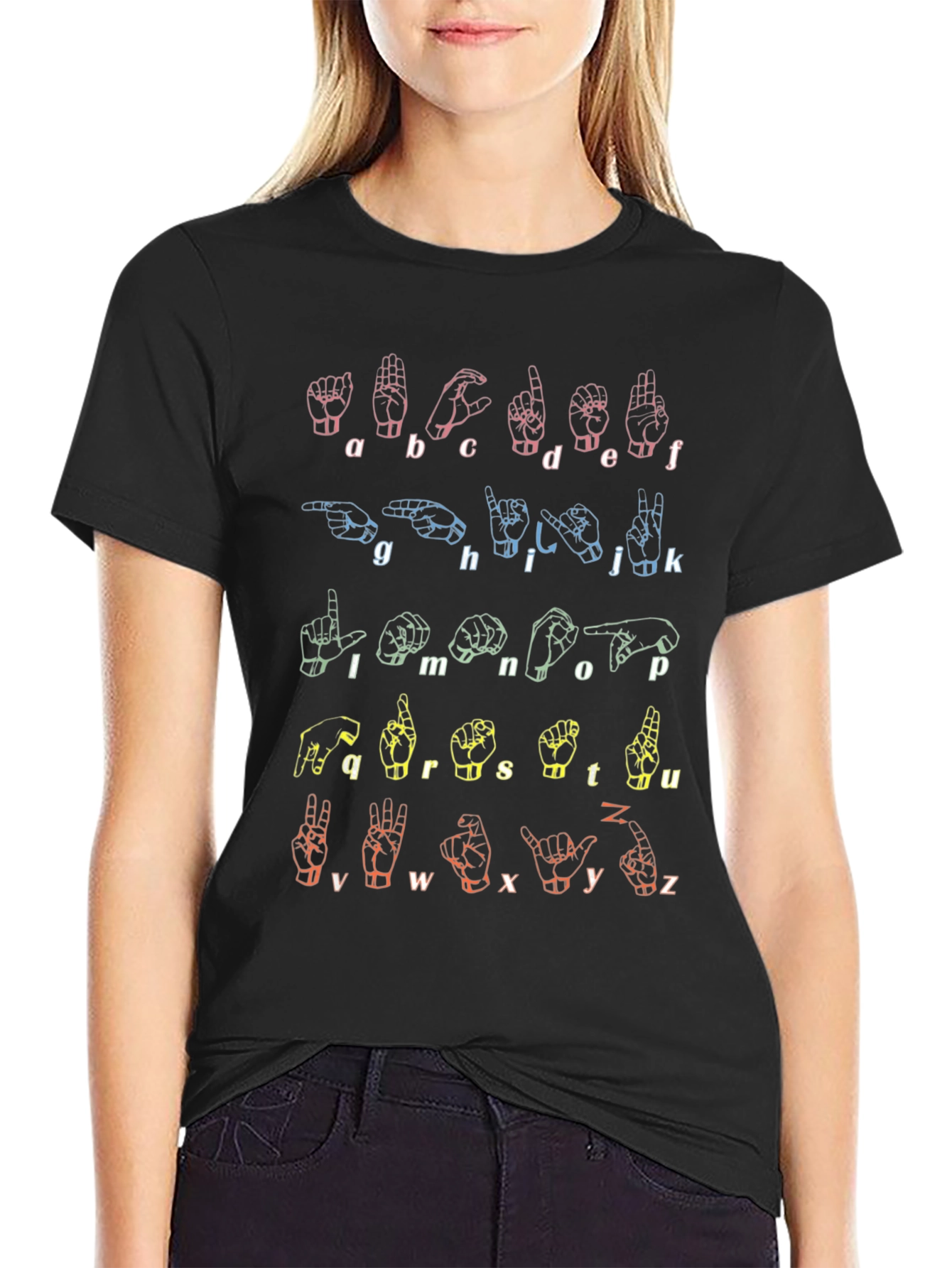 ASL Alphabet T-Shirt | Sign Language Tee