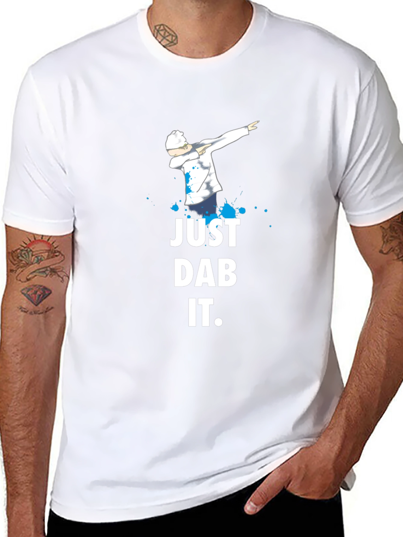 Just Dab It T-Shirt - Trendy Graphic Tee