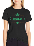 Go Vegan T-Shirt: Plant-Based Lifestyle Tee