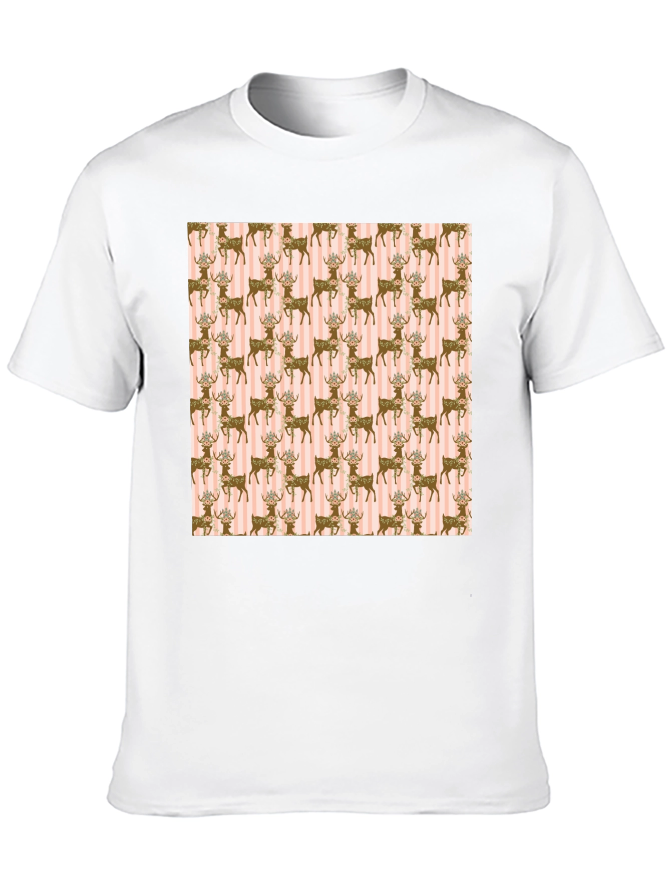 Deer Pattern T-Shirt