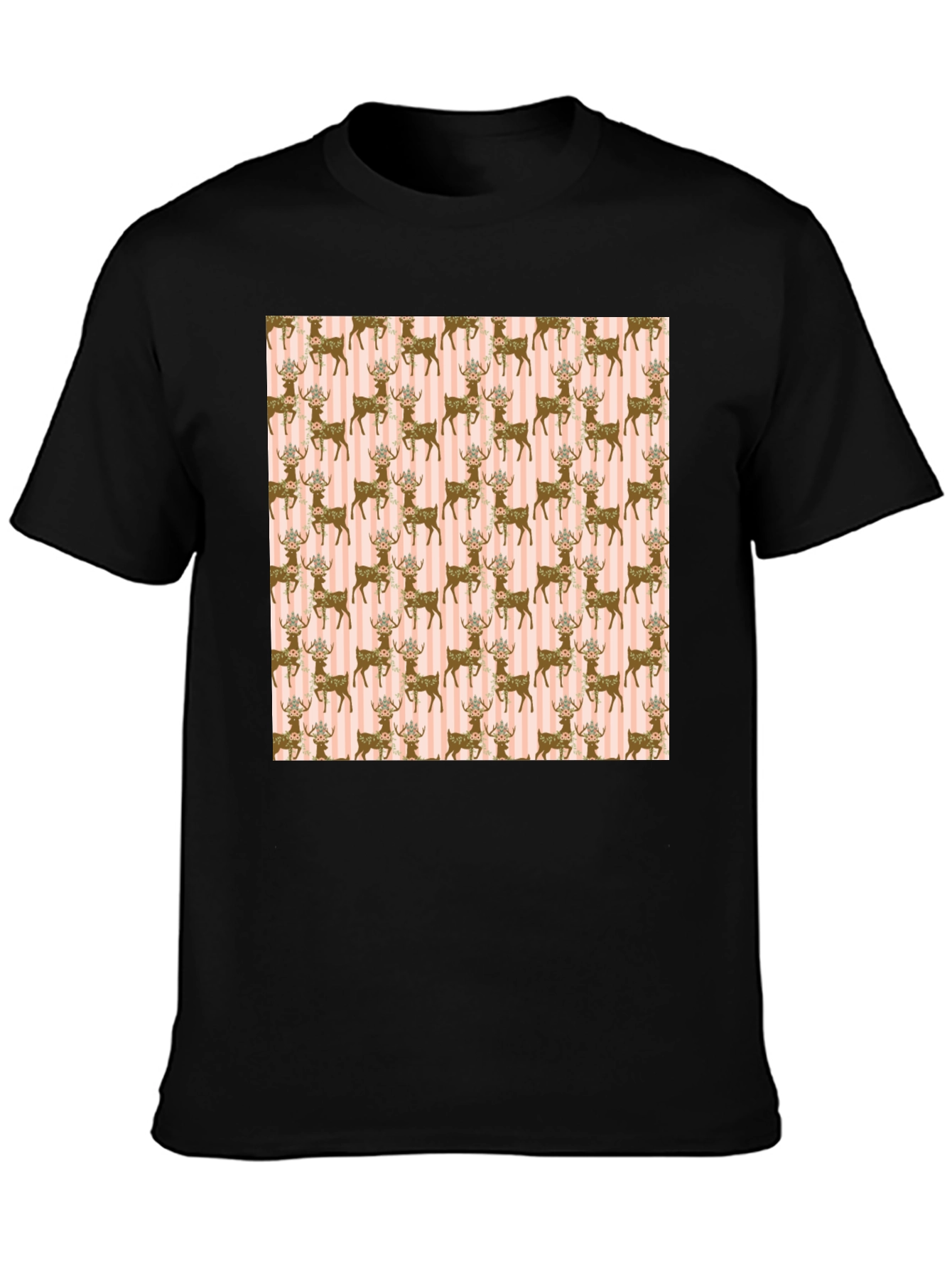 Deer Pattern T-Shirt