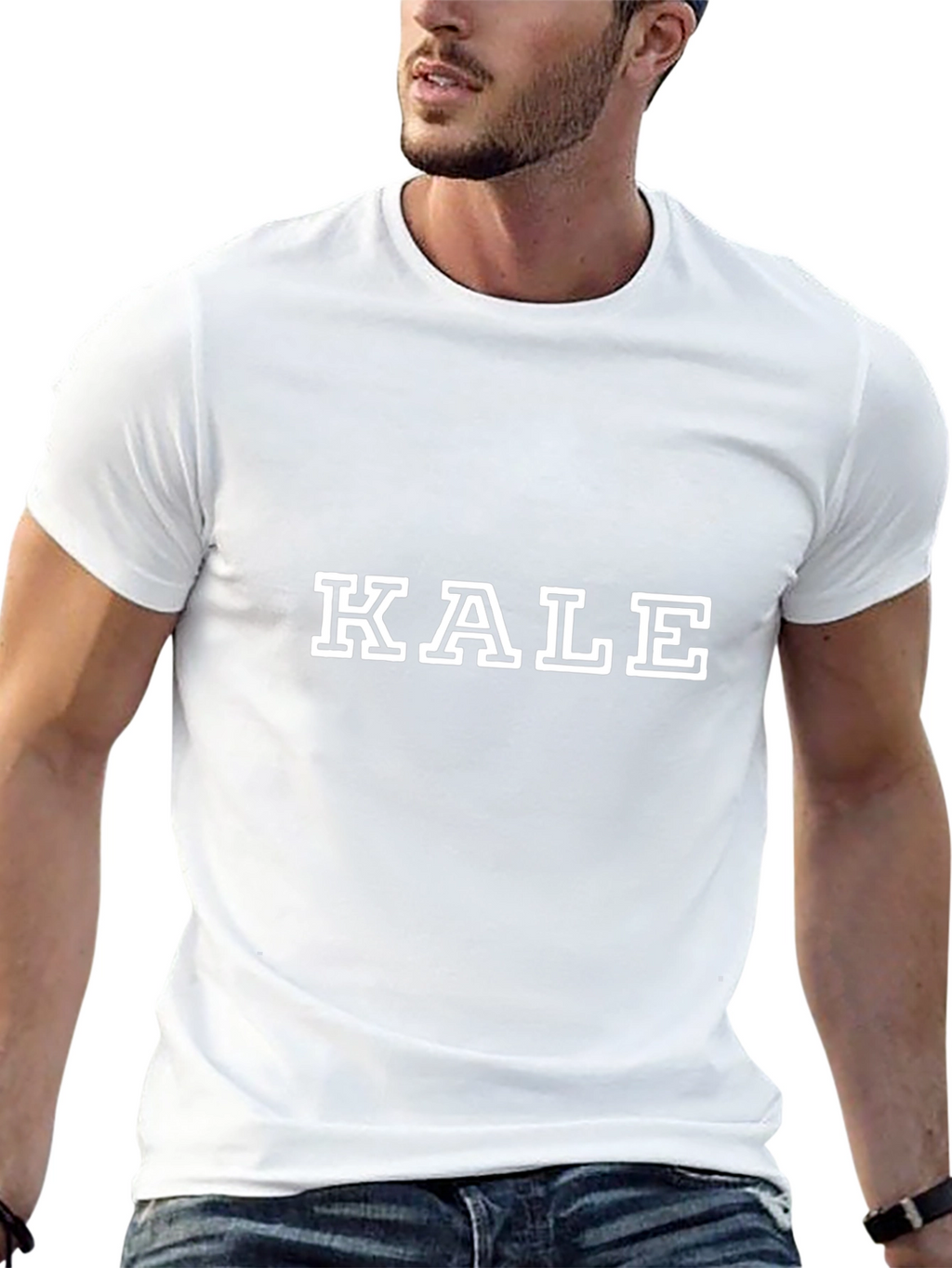 KALE Graphic T-Shirt - Black Cotton Tee