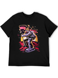 Astronaut Flag T-Shirt - Space Explorer Tee