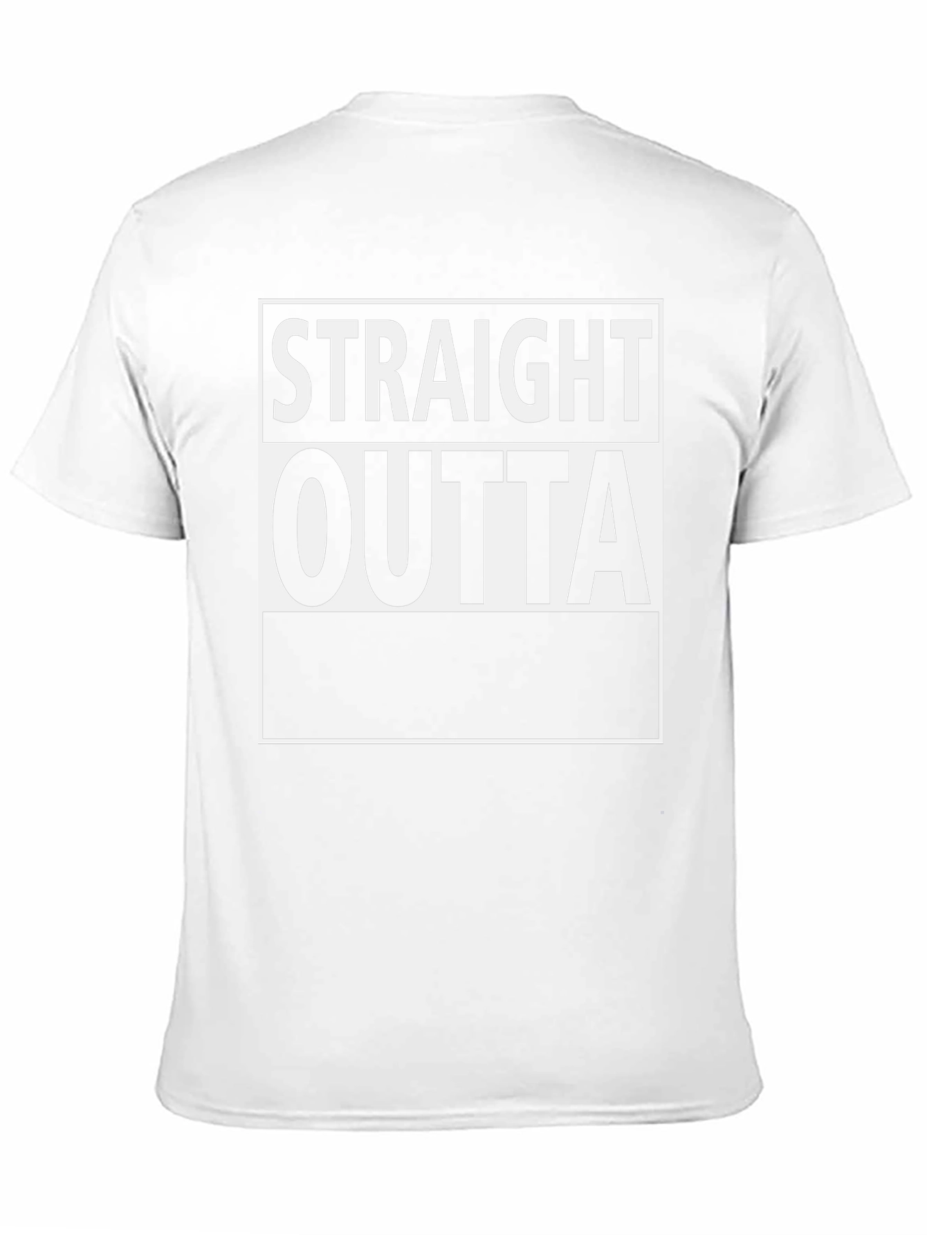 Straight Outta T-Shirt - Bold Graphic Tee