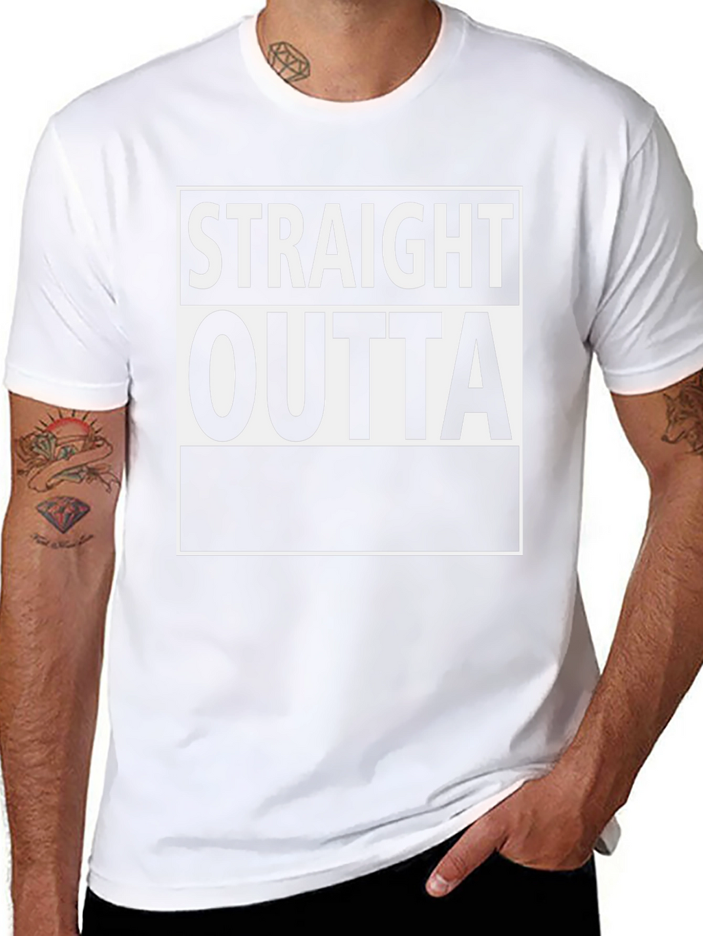 Straight Outta T-Shirt - Bold Graphic Tee