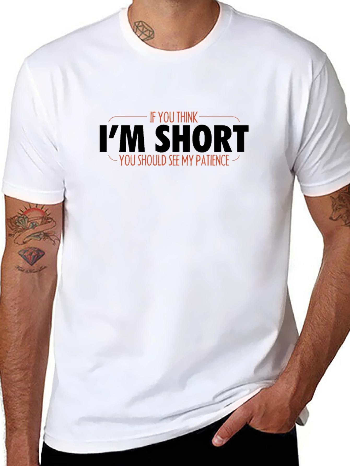 Funny Short Patience Graphic T-Shirt