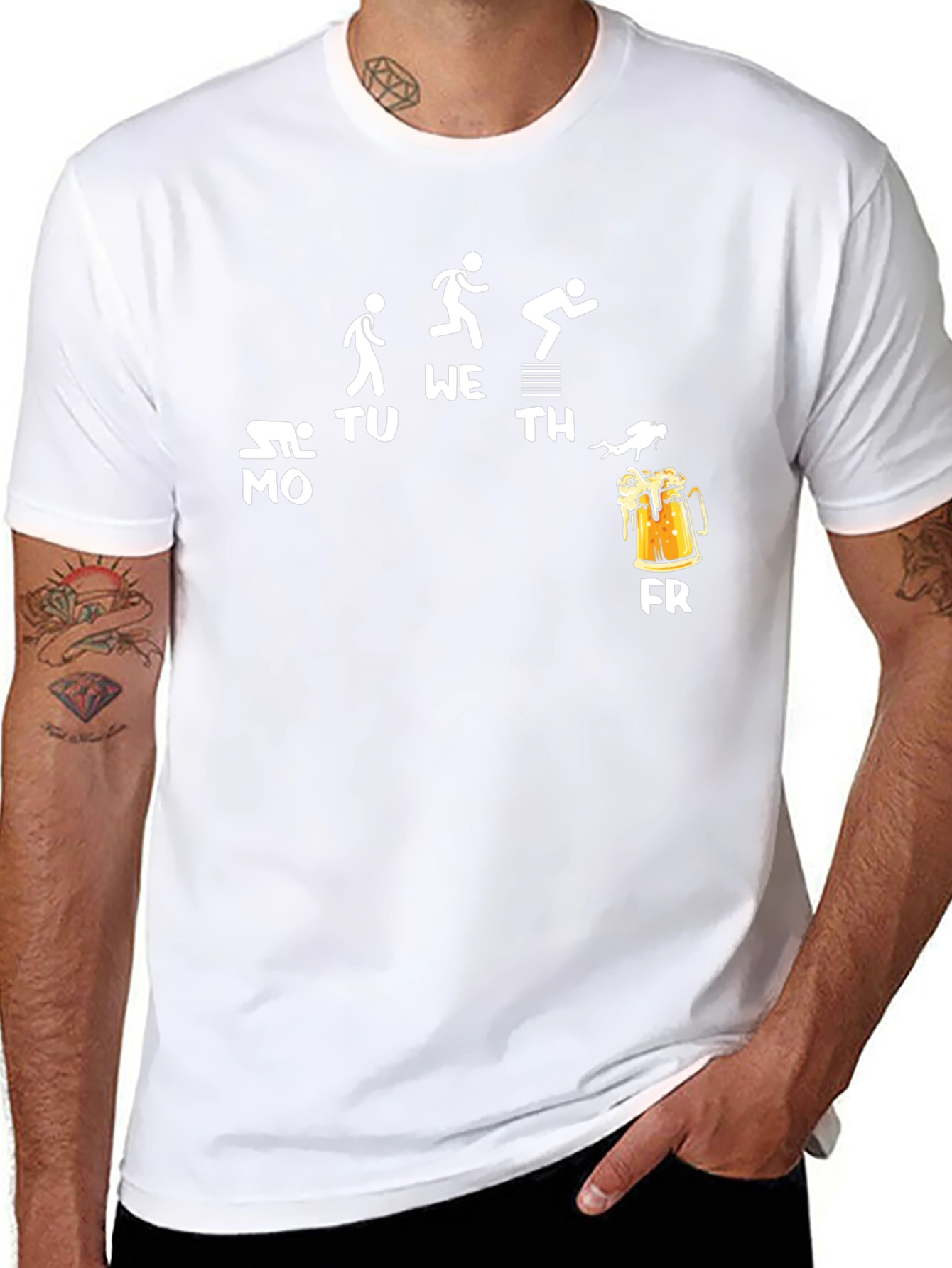 Work Week Beer Friday Black T-Shirt