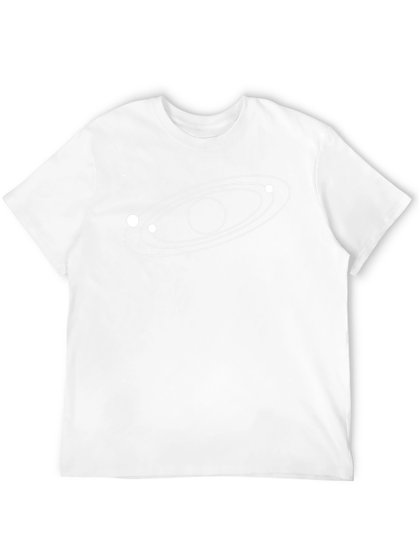 Orbit Graphic Black T-Shirt - Modern Astronomy Tee