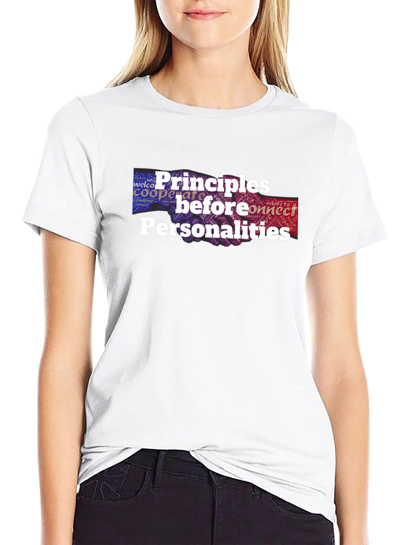 Principles Before Personalities Graphic T-Shirt