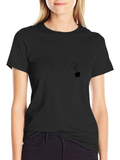 Think Positive Graphic Tee - Black