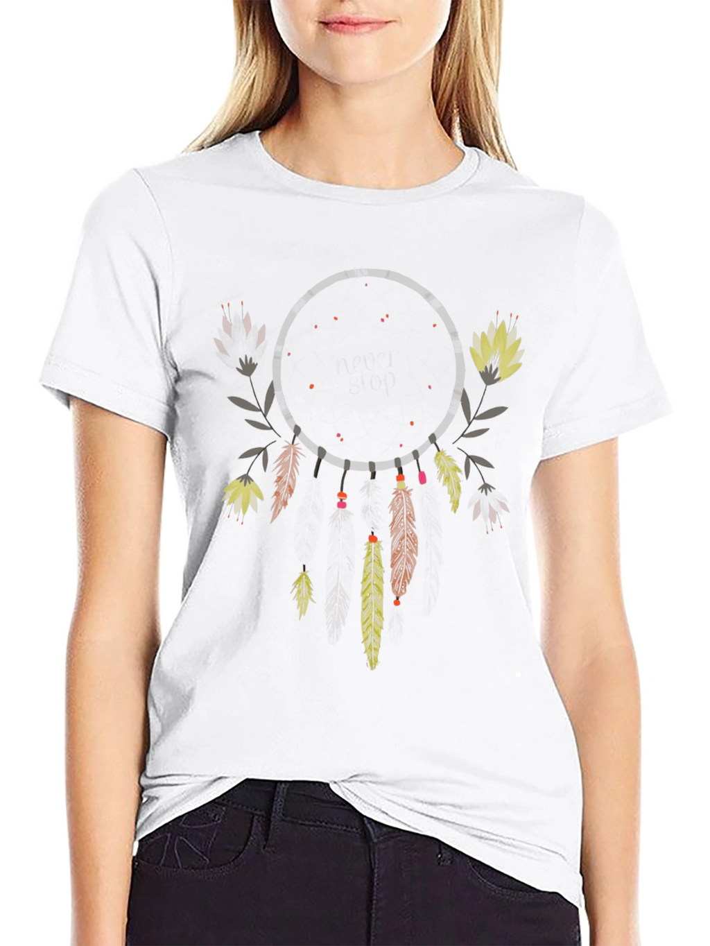 Dreamcatcher Graphic Tee - Boho Style Shirt