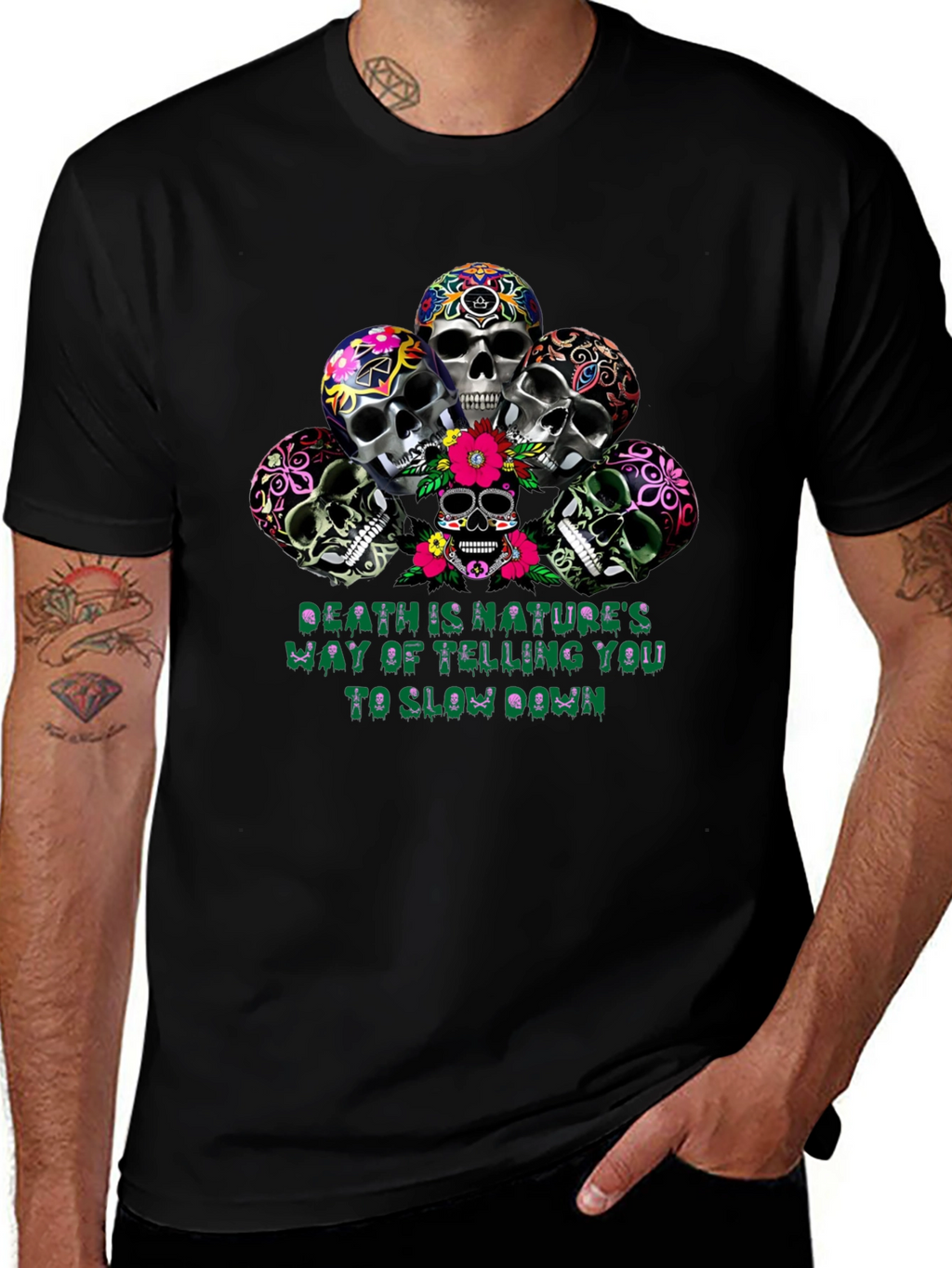 Skull Graphic T-Shirt - Natures Way