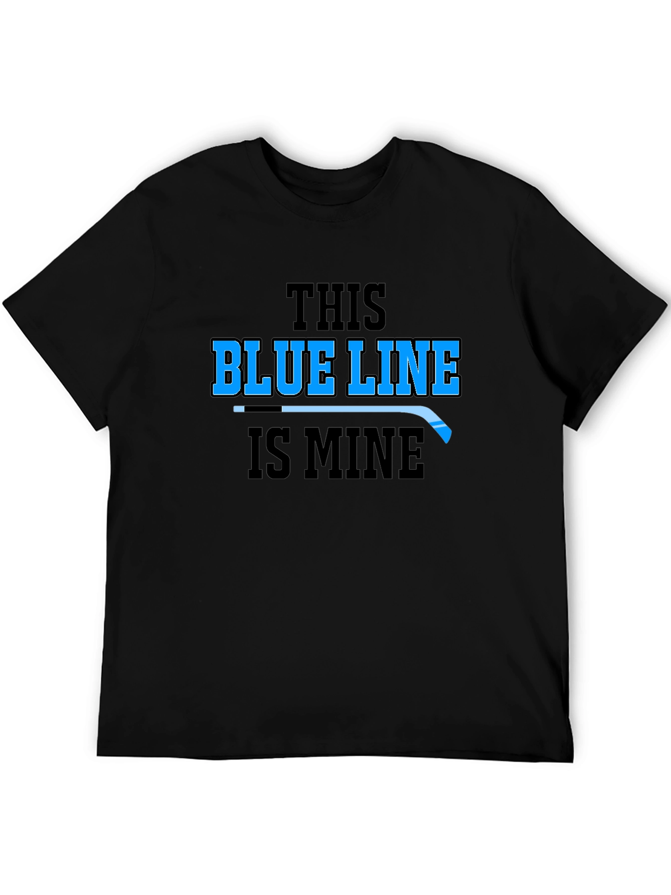 Blue Line Hockey Graphic T-Shirt