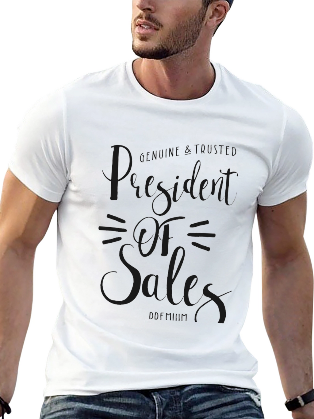 President of Sales Black T-Shirt