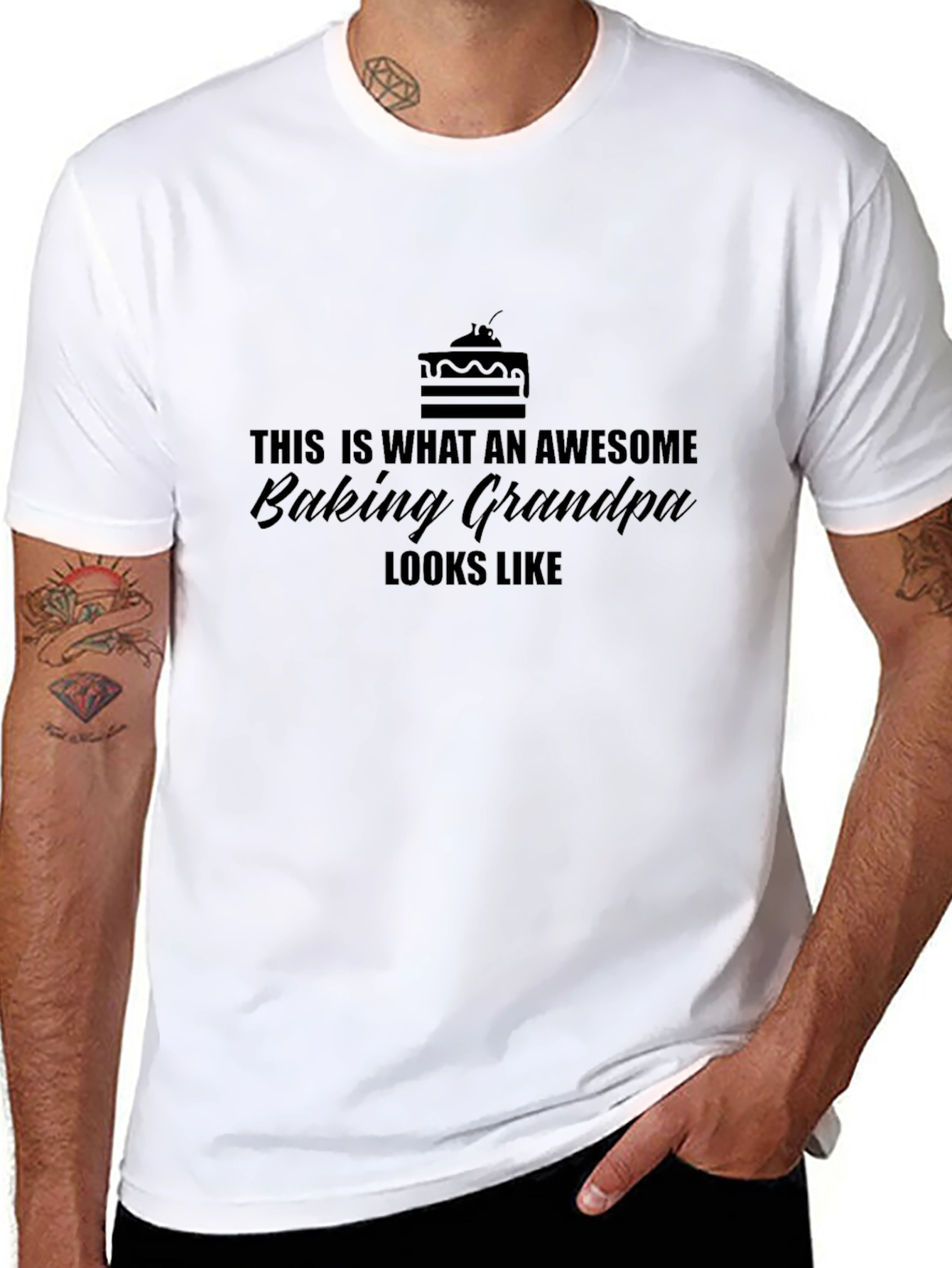 Awesome Baking Grandpa T-Shirt