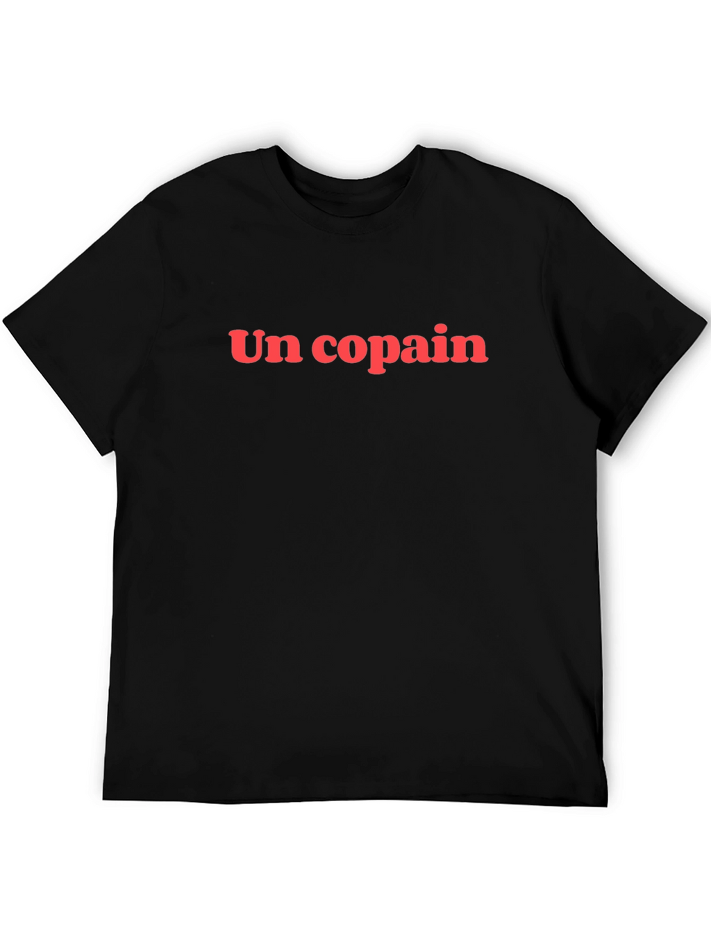 Un Copain T-Shirt - Friend Black Tee