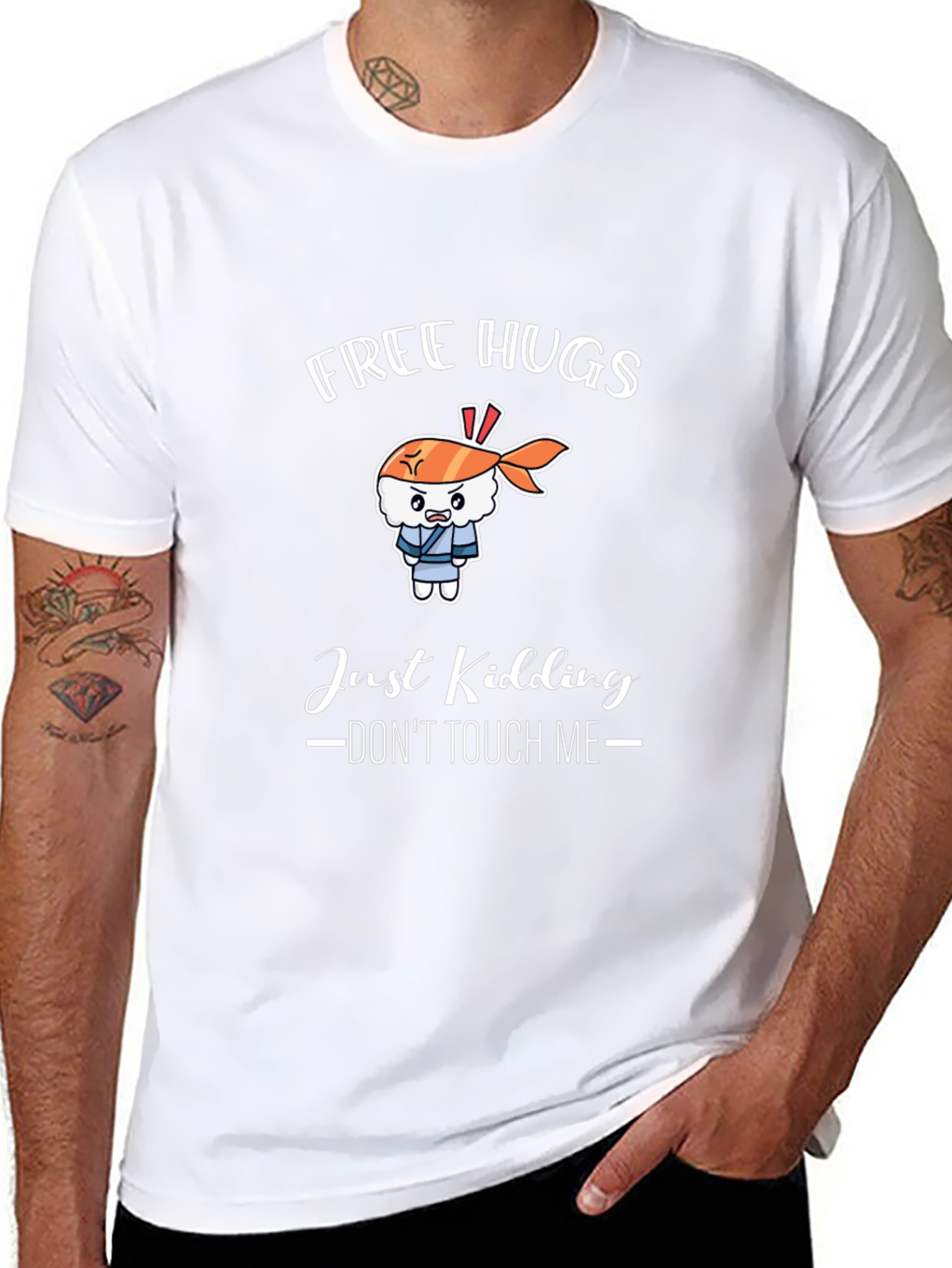 Free Hugs Just Kidding T-Shirt